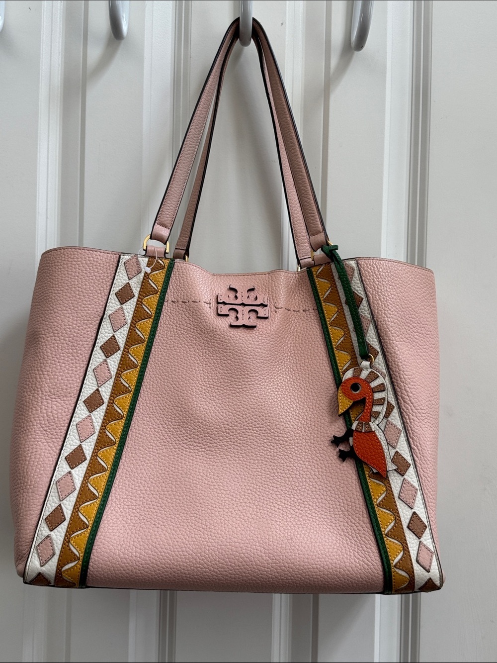 Tory Burch Classic Patchwork McGraw Carryall Bag - Picture 2 of 15